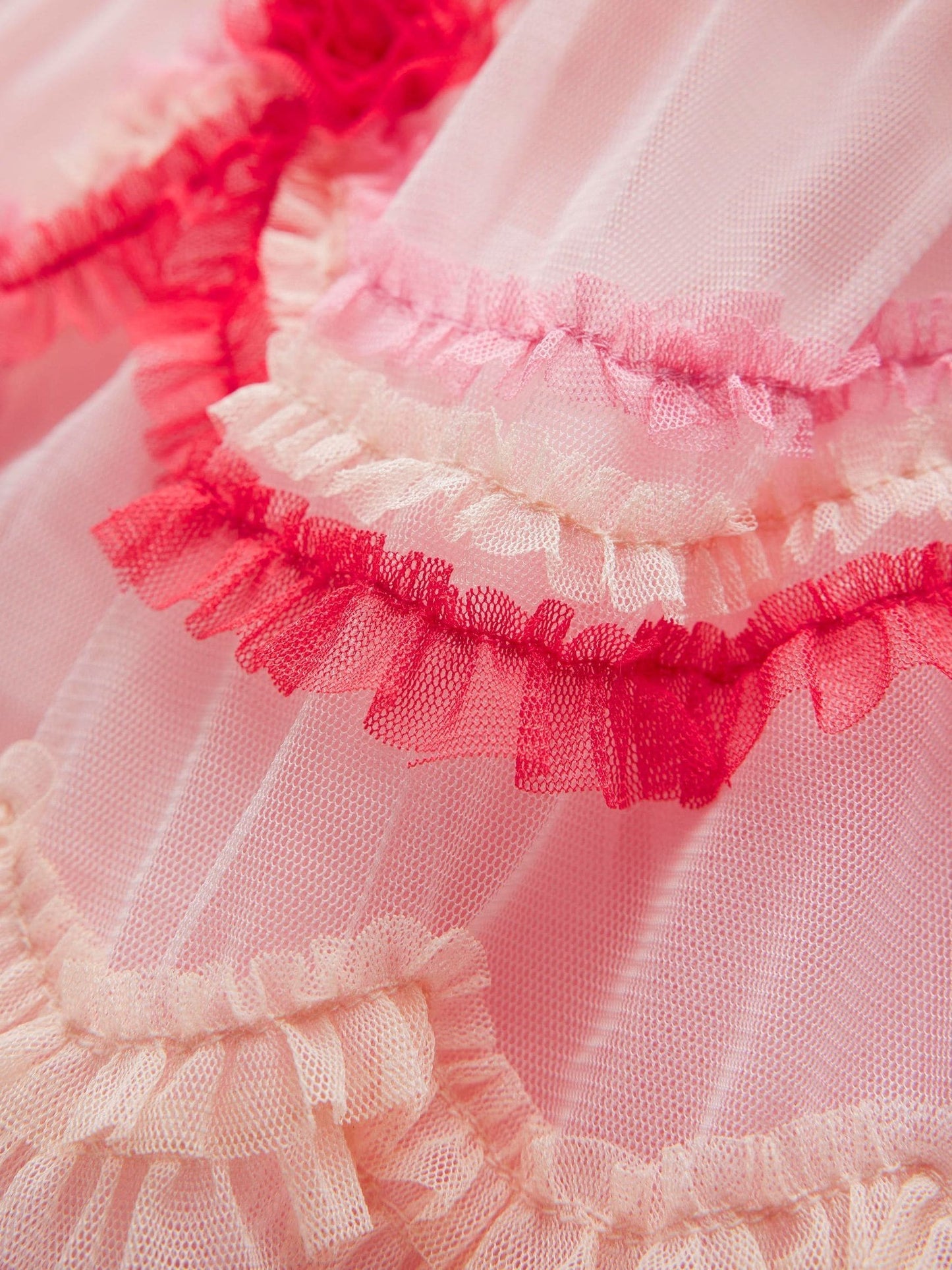 Boden Pink Tiered Cake Tulle Dress image 4