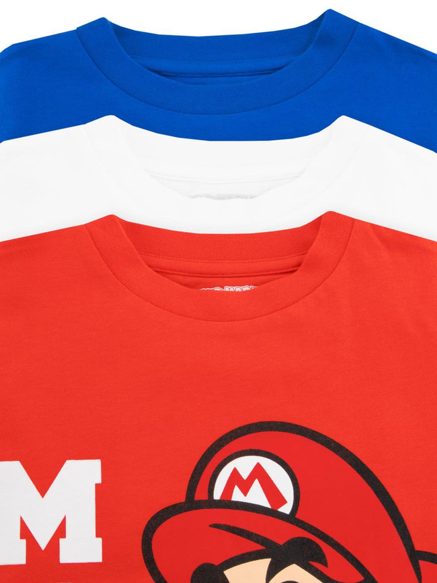 Character Red Super Mario T-Shirts 3 Pack image 5