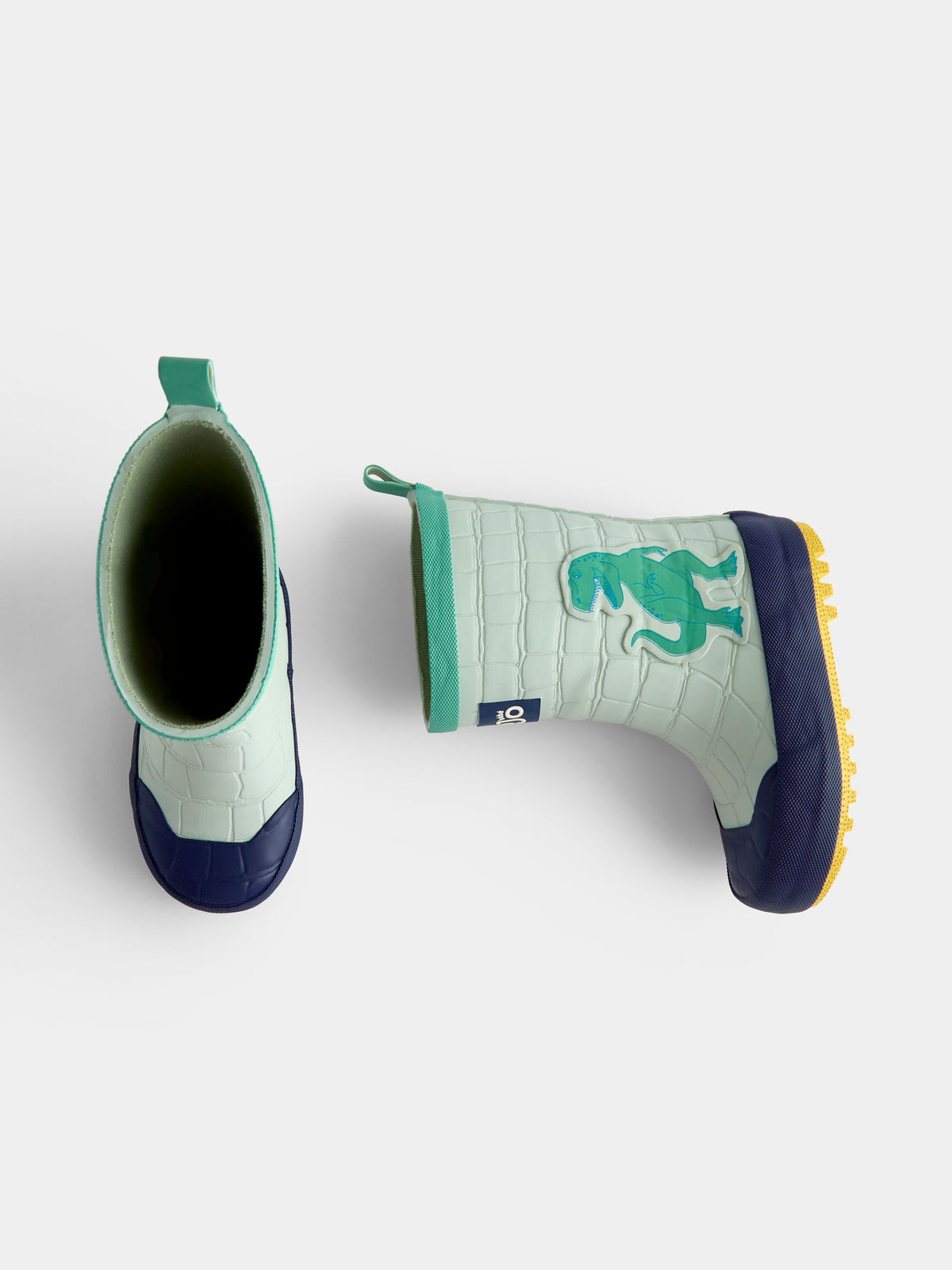JoJo Maman Bébé Green Dinosaur Wellies - image 4