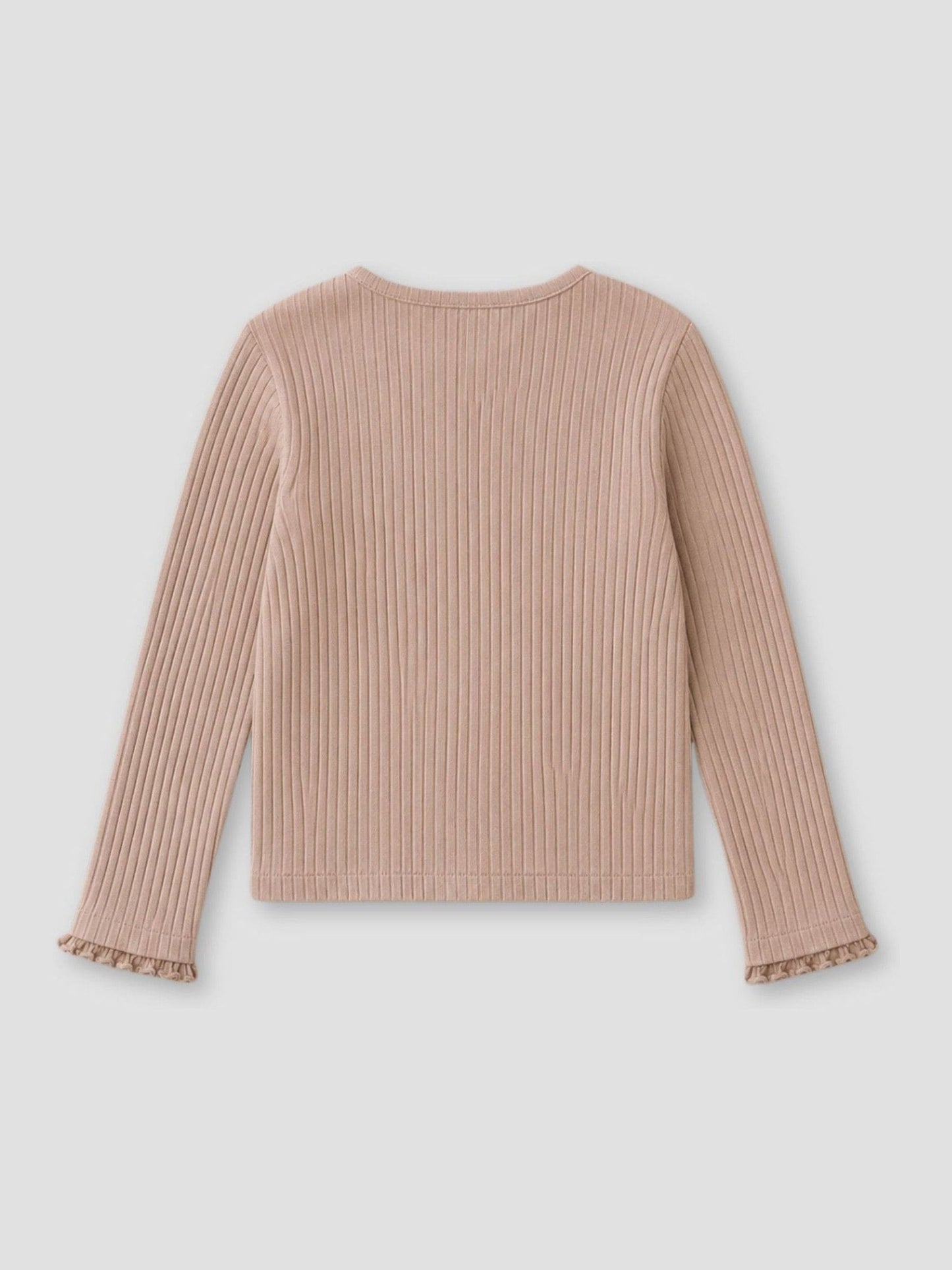 Dsiney Kidz - Angel & Rocket Brown Nellie Rib Long Sleeve Top image 4