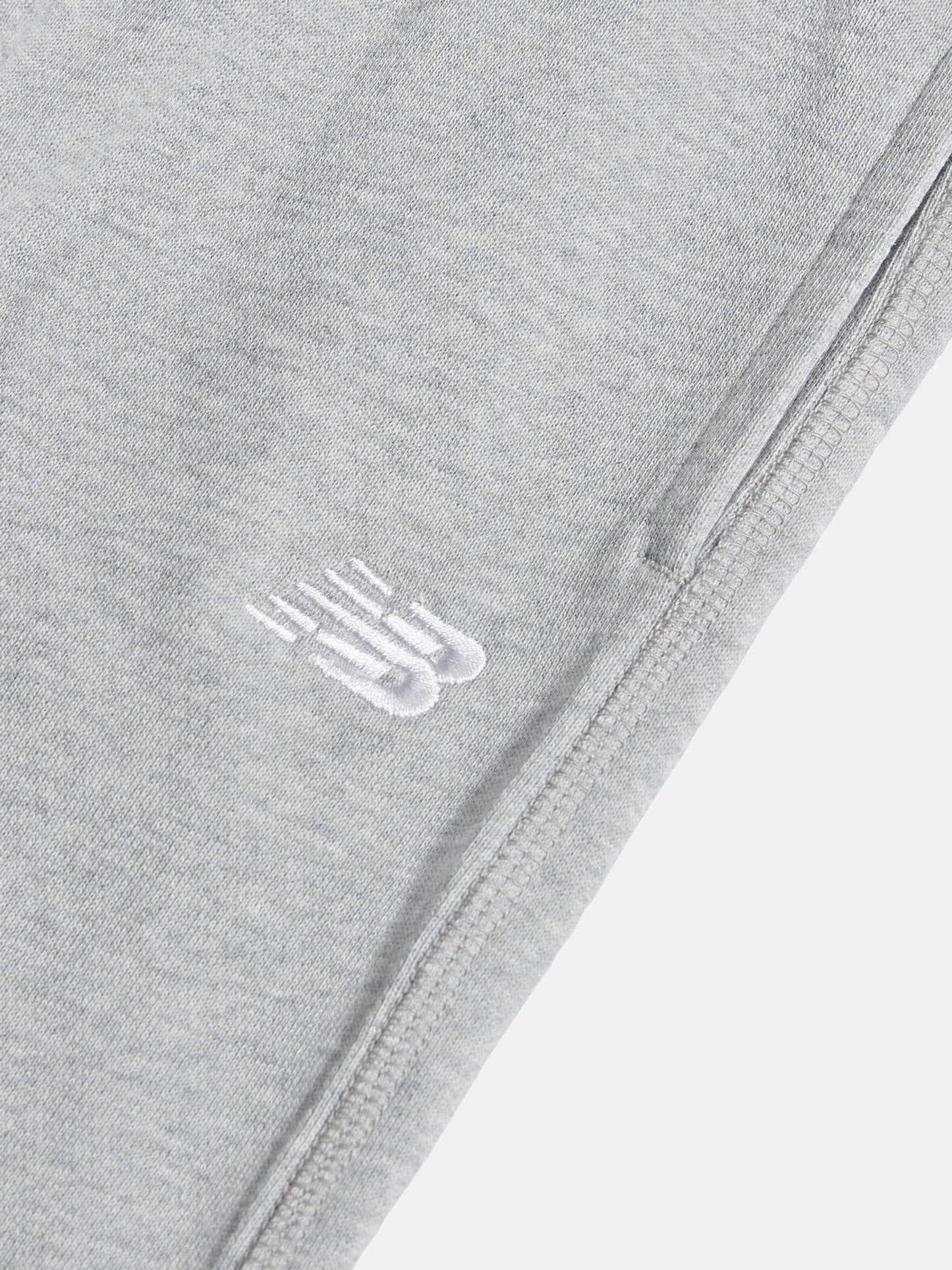 New Balance Athletic Grey Heather Small Logo French Terry Joggers image 3