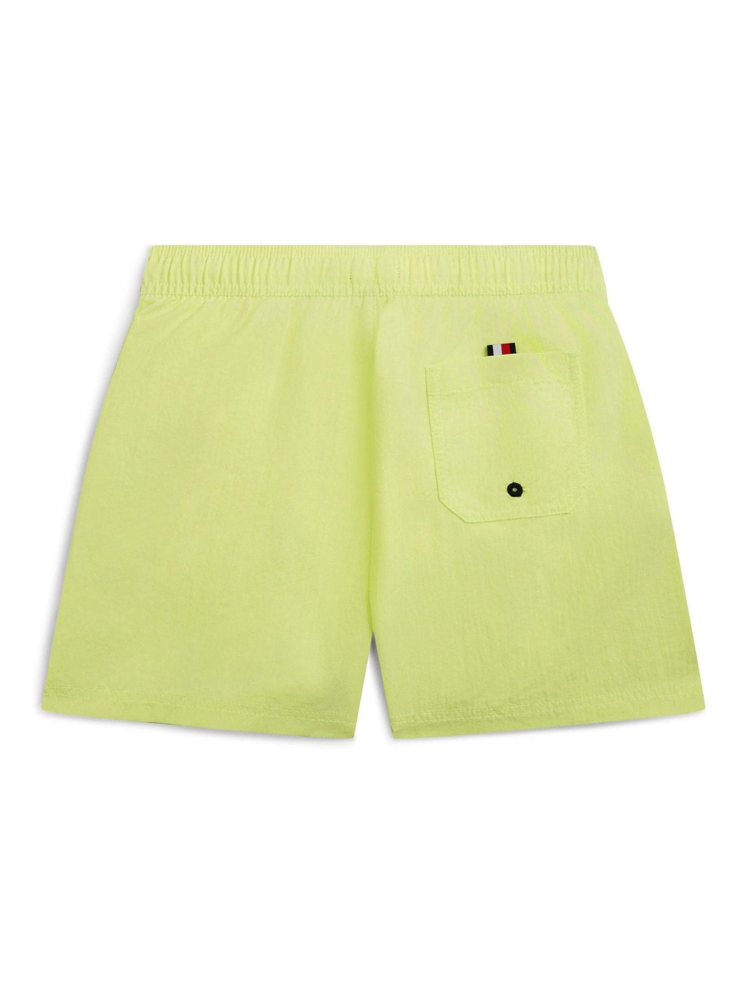 Tommy Hilfiger Green Original Logo Embroidery Mid Length Swim Shorts image 2