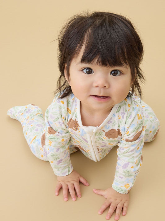 MORI Cream Gruffalo Woods Clever Zip Supersoft Sleepsuit image 2
