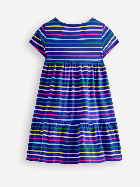 Dsiney Kidz - Boden Blue Ariel Twirly Jersey Dress image 2
