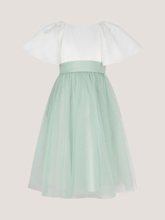 Dsiney Kidz - Monsoon Green Angelica Bow Tulle Flower Dress image 2