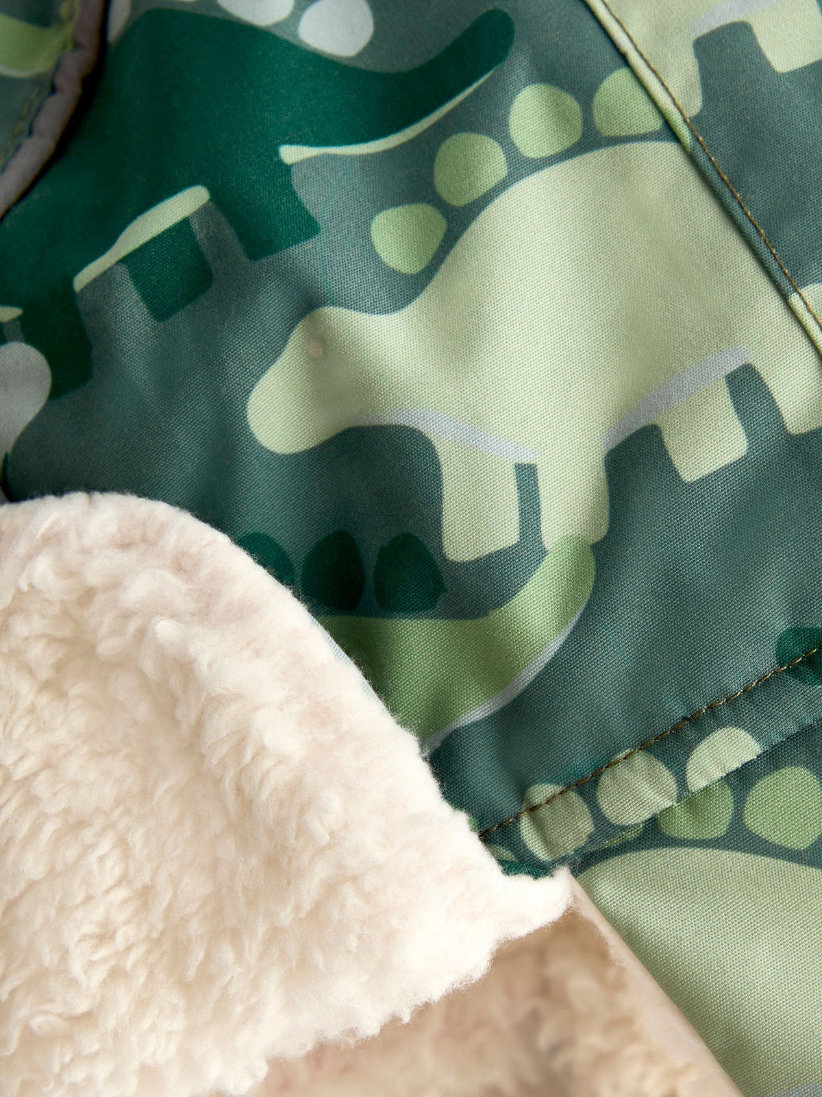 JoJo Maman Bébé Green Dinosaur Cosy Trapper Hat - image 5