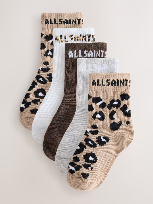 smALLSAINTS Multi Baby Logo Socks 5 Pack - image 1