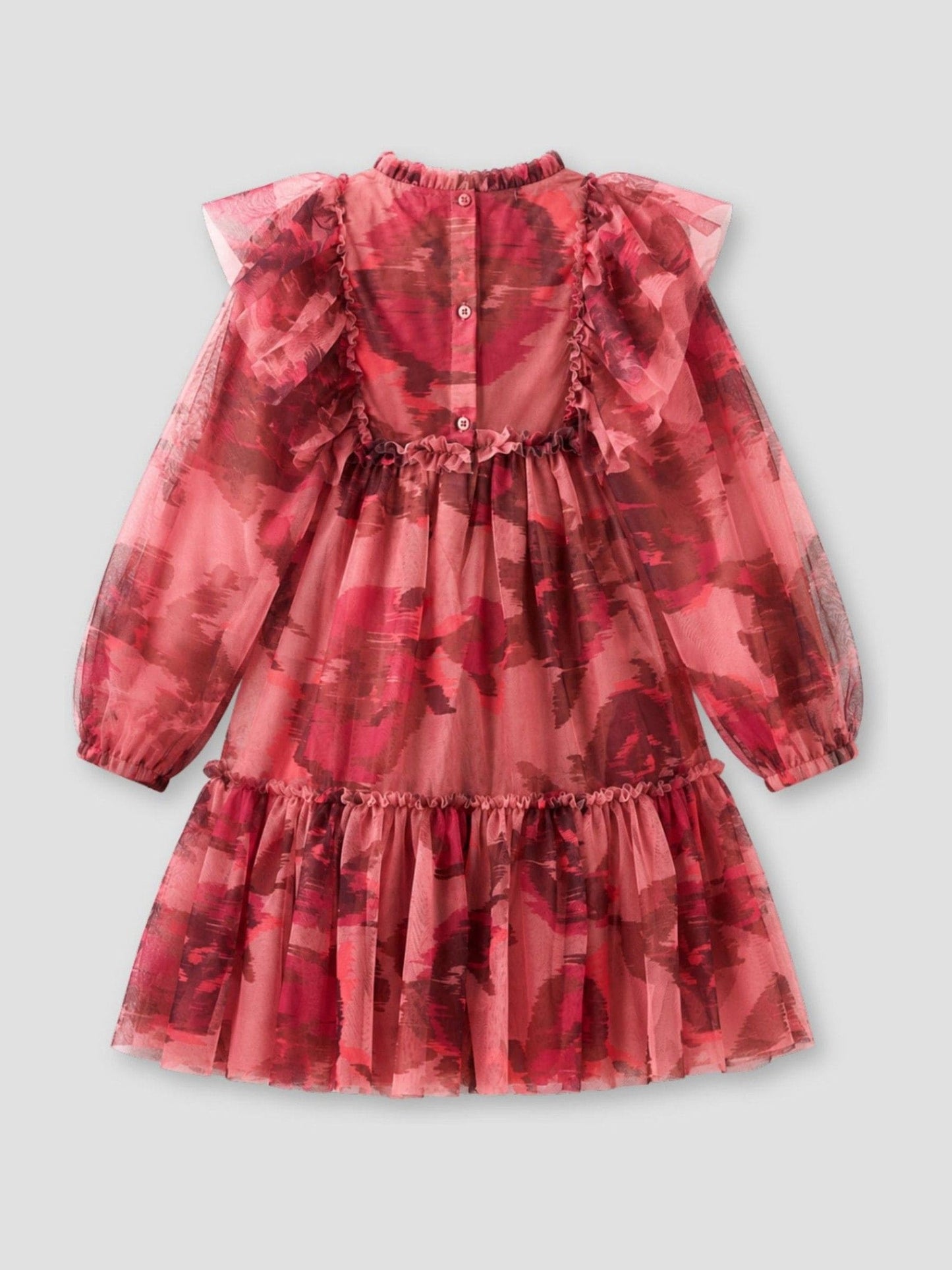 Dsiney Kidz - Angel & Rocket Pink Estella Tiered Mesh Dress image 8