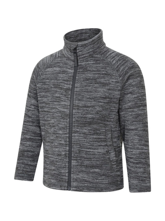 Dsiney Kidz - Mountain Warehouse Grey Snowdonia Kids Quick Drying Fleece image 2