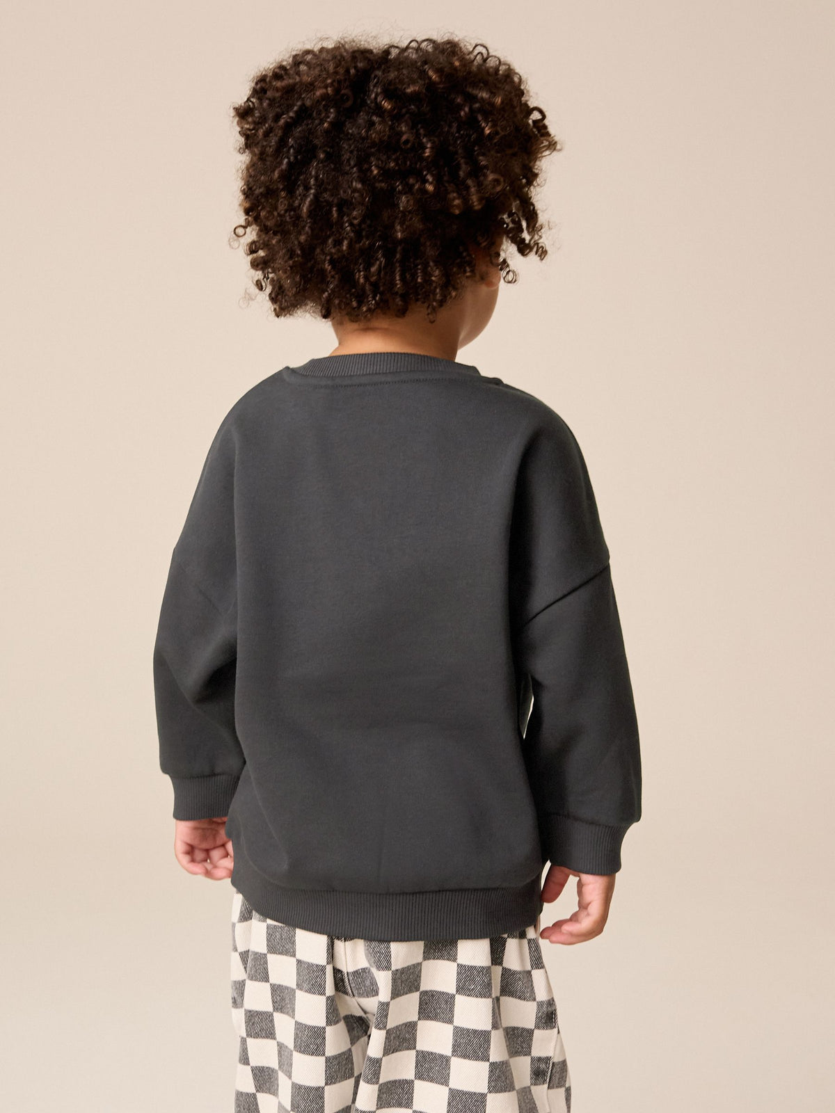 Charcoal Grey Cool Kid Printed Crew Neck Sweat Top (3mths-7yrs) - image 7