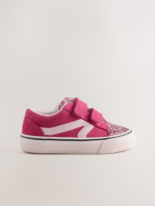 Dsiney Kidz - Raspberry Pink Standard Fit (F) Touch Fastening Trainers image 2