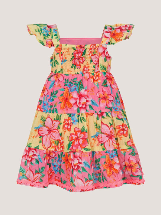 Dsiney Kidz - Monsoon Pink Baby Floral Print Dress image 2