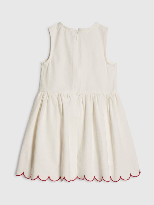 Dsiney Kidz - River Island White Heart Embroidered Dress image 2