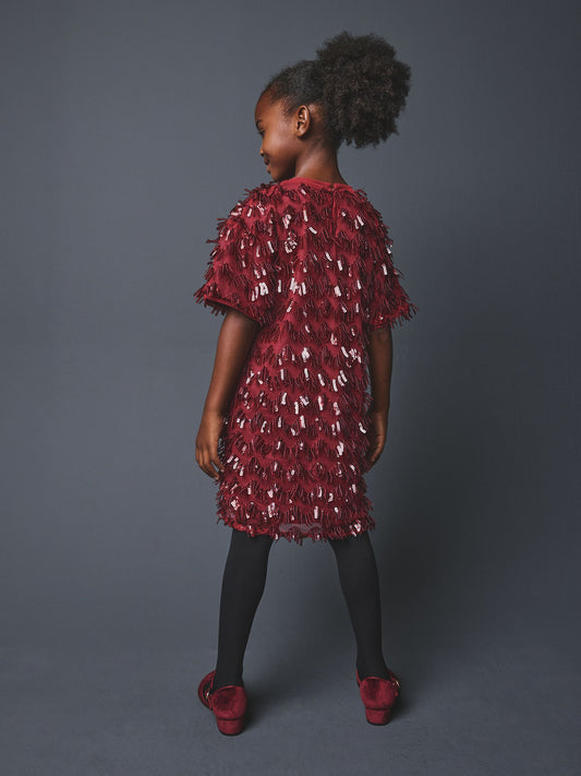 Dsiney Kidz - Red Tassel Dress (3-16yrs) image 2