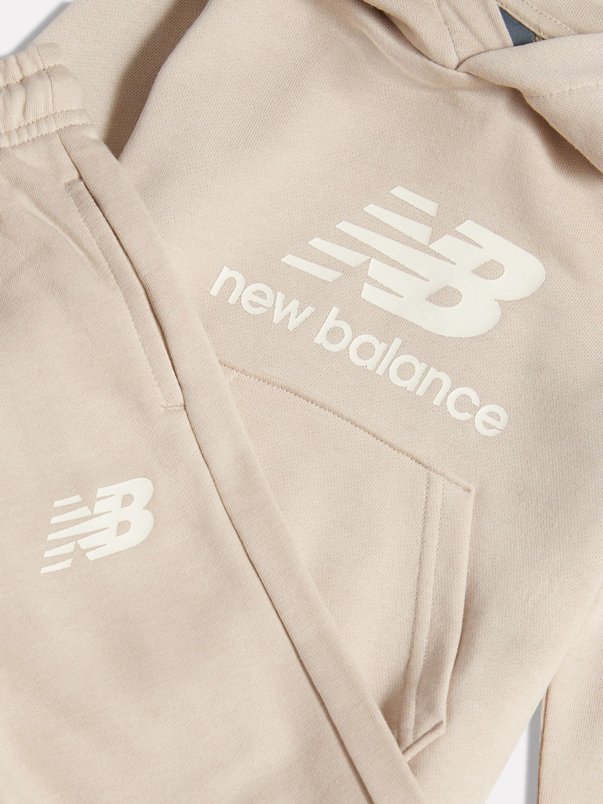 New Balance Natural FT Stacked Logo Hoodie & Joggers Set - image 3