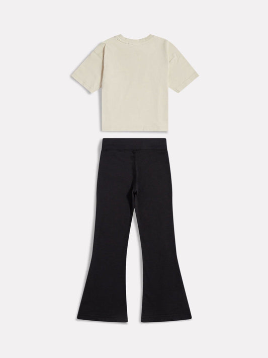 Dsiney Kidz - New Balance Natural Flower Graphic Tee and Flare Legging Set image 2