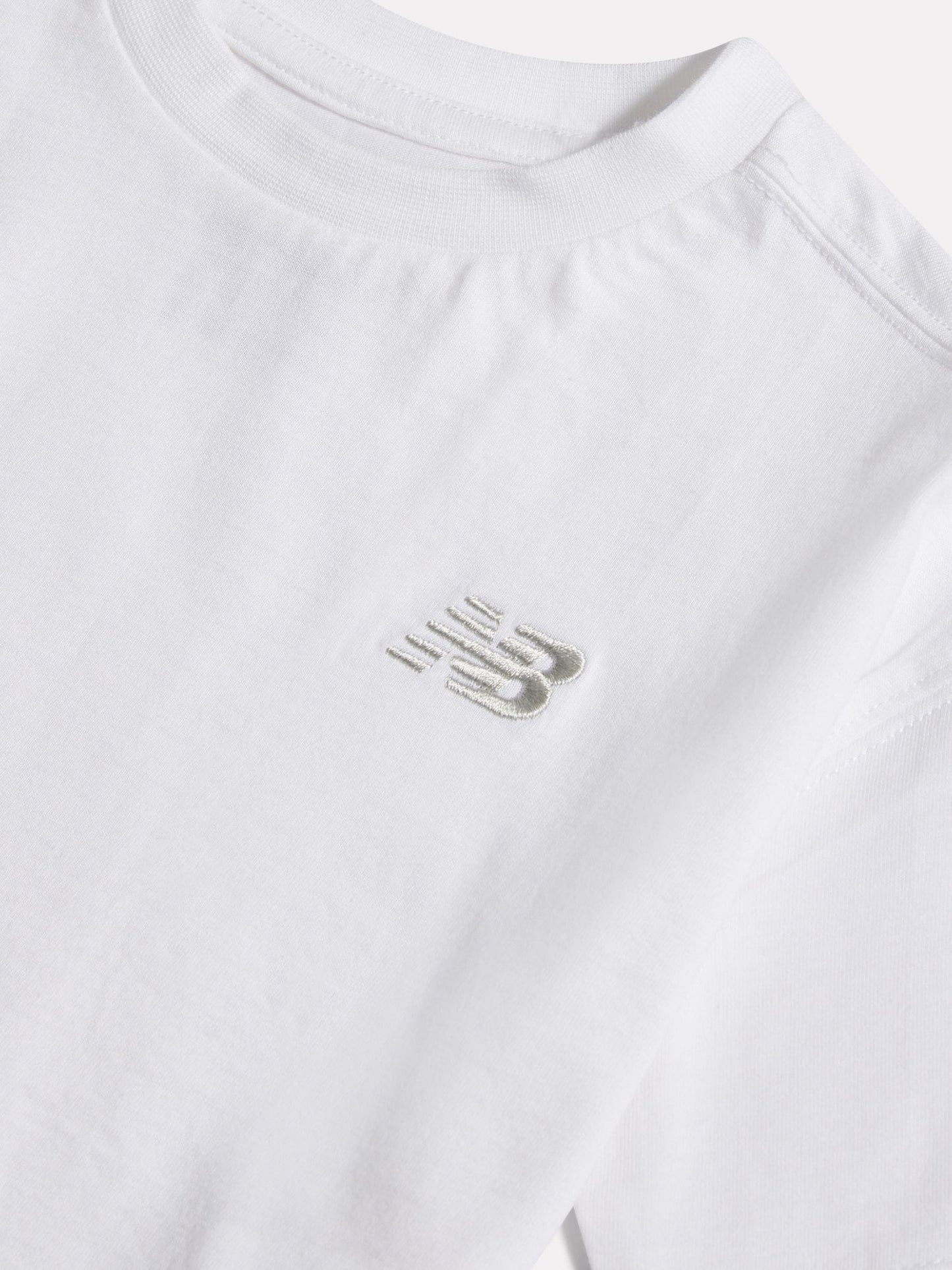 Dsiney Kidz - New Balance White Jersey Small Logo T-Shirt image 3