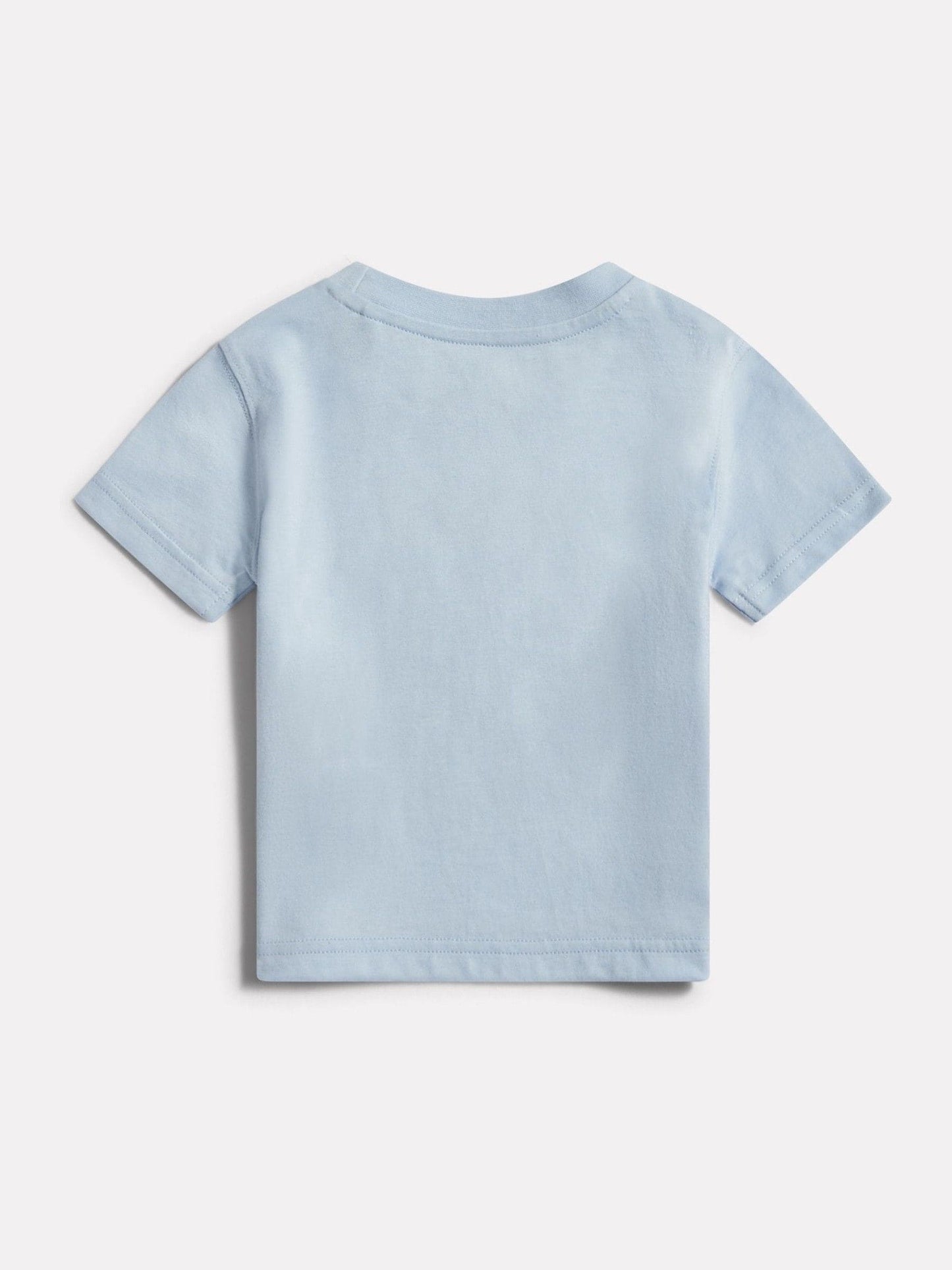 New Balance Blue Stacked Logo T-Shirt image 3