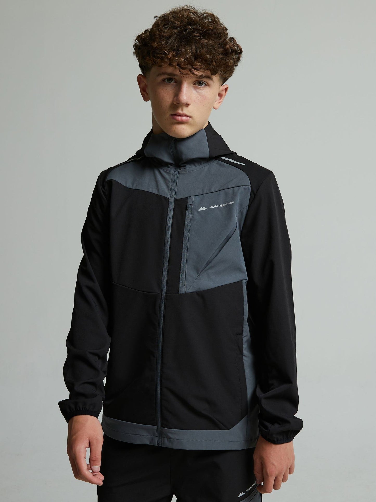 Dsiney Kidz - Monterrain Black Junior Deflect 2.0 Woven Hoodie image 4