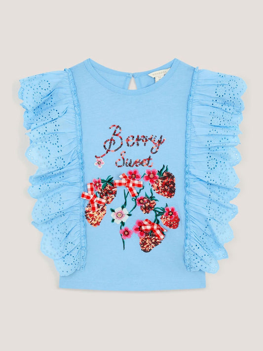 Dsiney Kidz - Monsoon Blue Strawberry T-Shirt image 2
