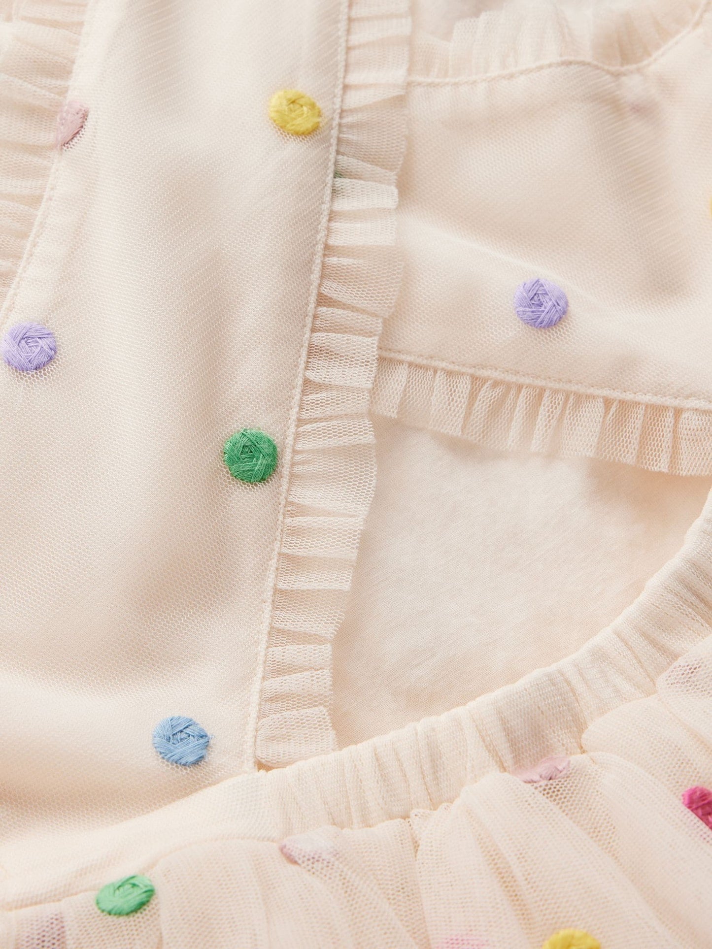 Boden Cream Spot Occasion Dress image 4