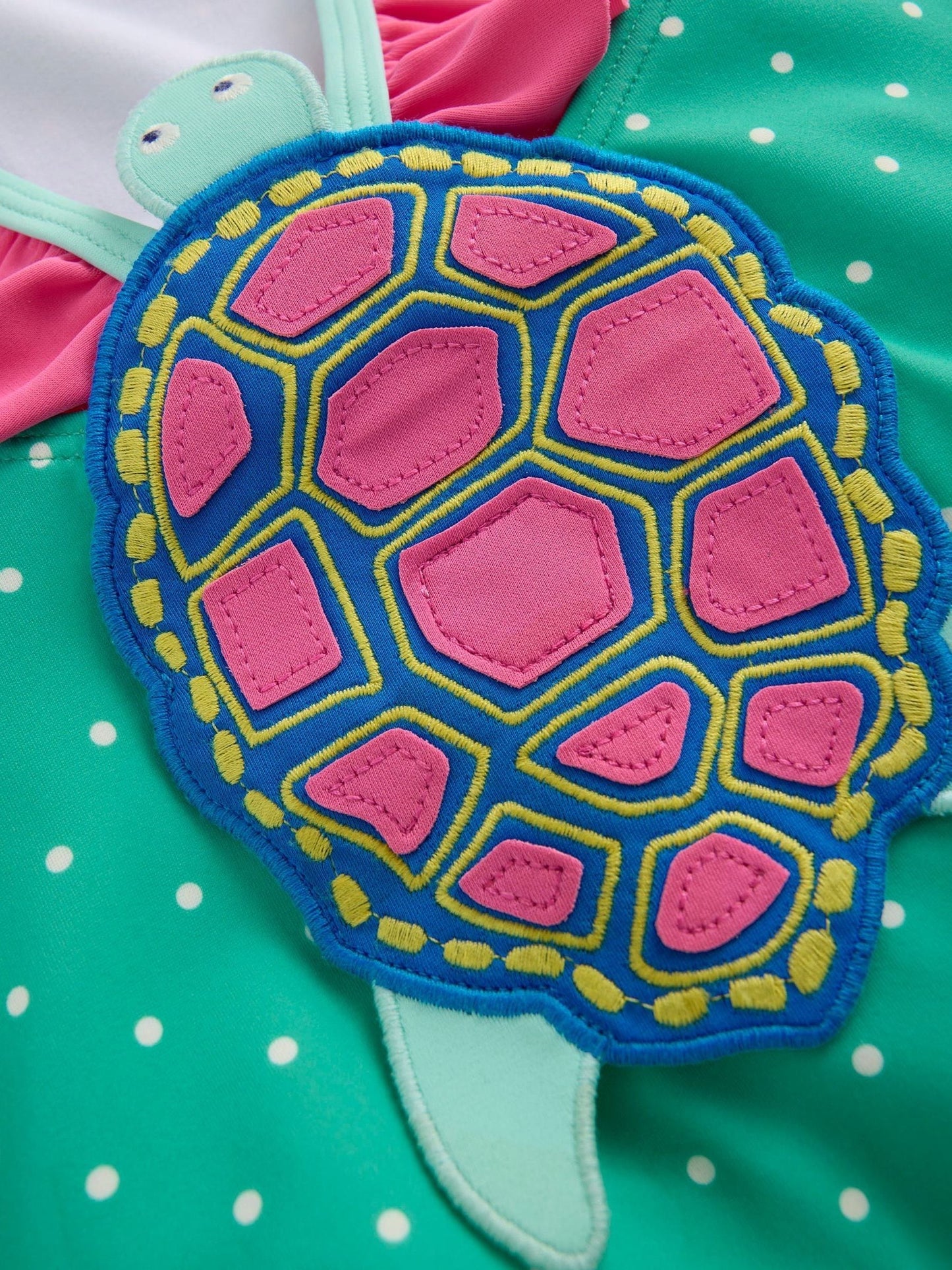 Boden Blue Hallie Frill Strap Swimsuit image 3