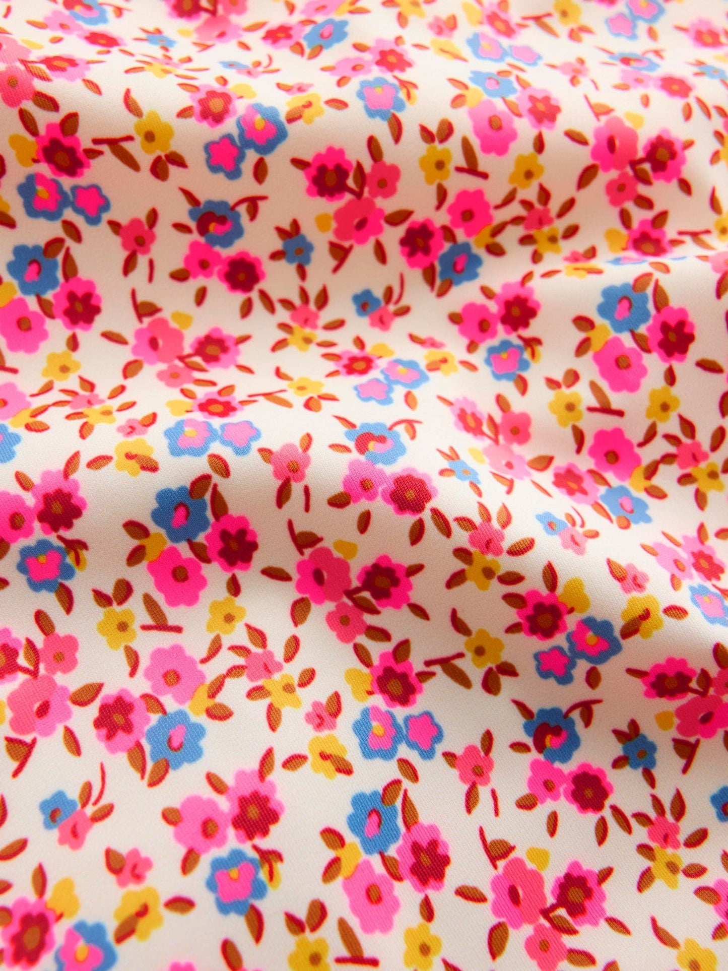 Boden Cream Cross-back Printed Swimsuit image 3