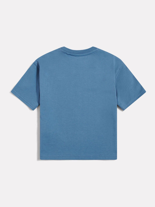New Balance Blue Small Logo Jersey T-Shirt image 2