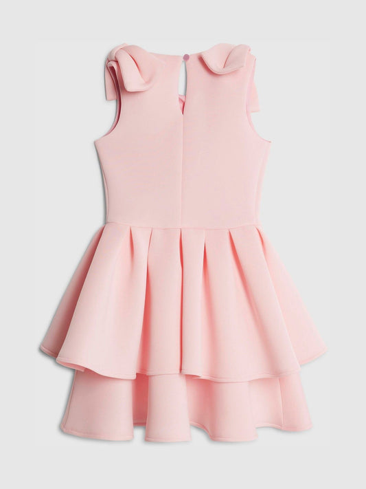 River Island Pink Pearl Embroderied Scuba Dress image 2