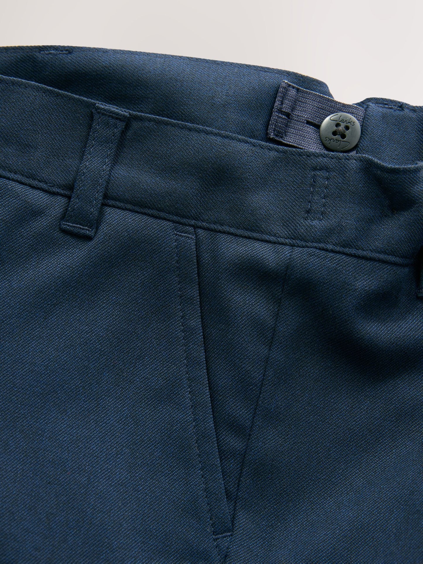 Dsiney Kidz - Clarks Navy Plus Waist Regular Fit School 2 Pack Trousers image 5