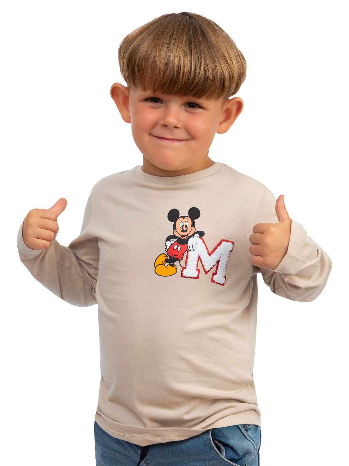 Dsiney Kidz - Character Natural Disney Mickey Mouse Long Sleeve T-Shirt image 6
