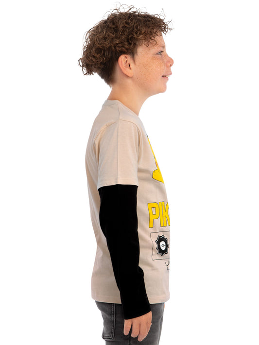 Dsiney Kidz - Character Natural Pokemon Pikachu Long Sleeve T-Shirt image 2