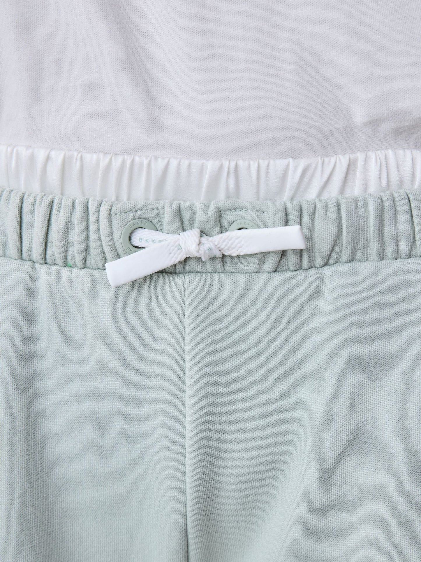 Dsiney Kidz - Baker by Ted Baker Green Boxy T-Shirt & Contrast Waistband Trousers Set 2 Piece image 10