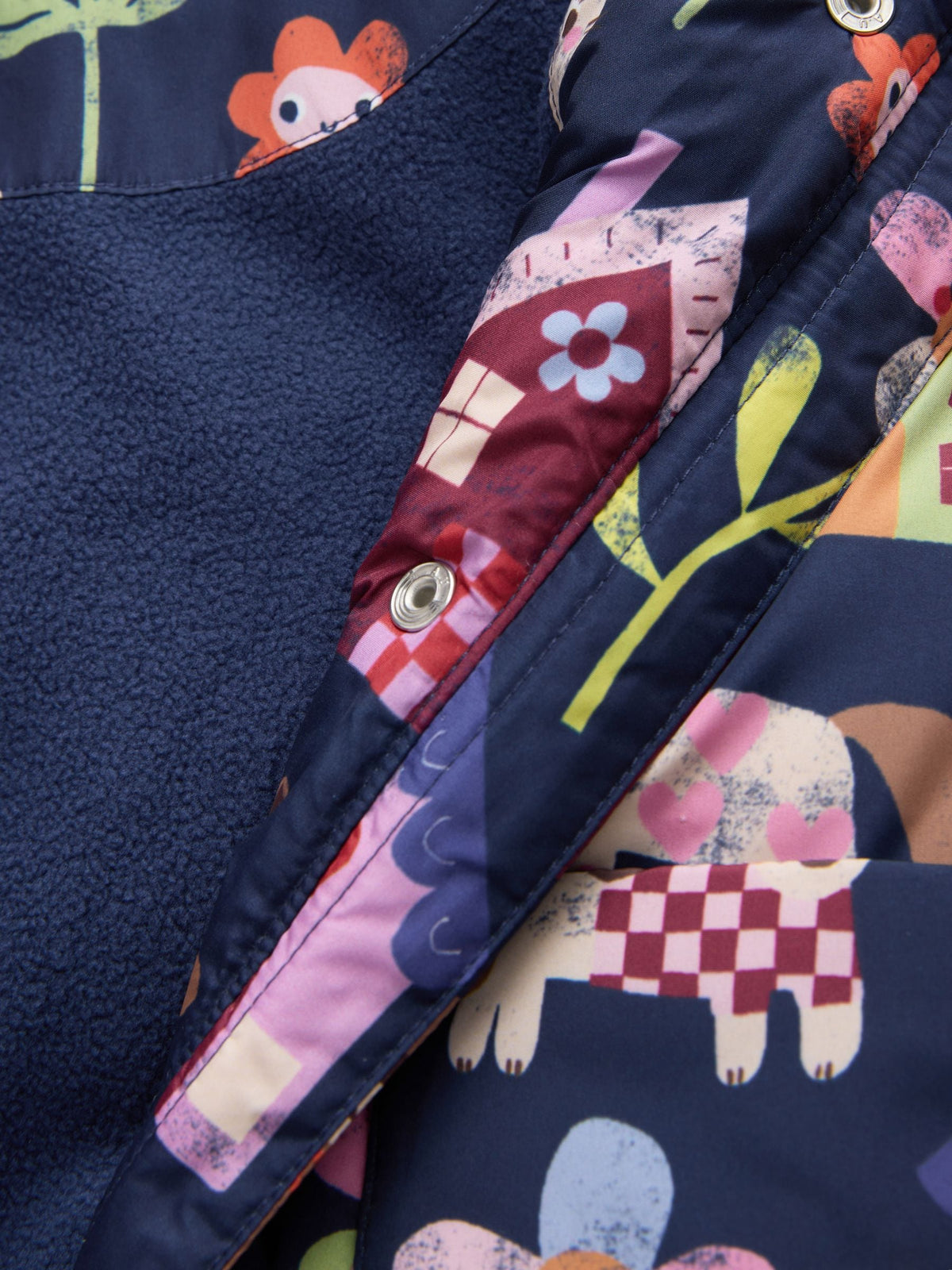 Navy Character Shower Resistant Padded Coat (3mths-7yrs) - image 10
