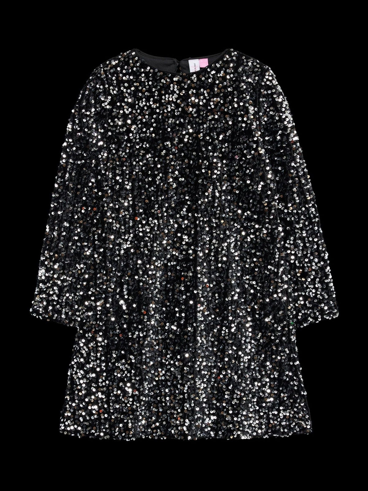 Dsiney Kidz - VERO MODA Black Sequin Long Sleeve Dress image 5