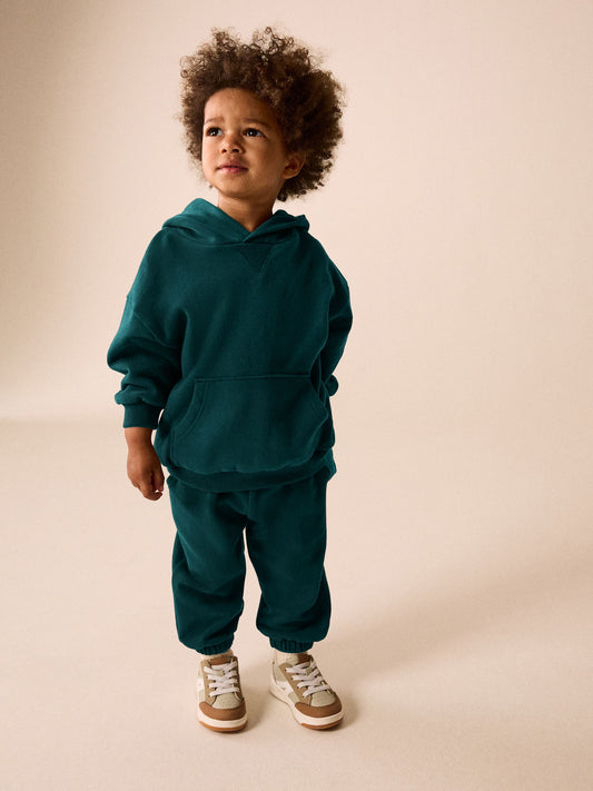 Dsiney Kidz - Dark Green Regular Fit Soft Touch Jersey Joggers (3mths-7yrs) image 2