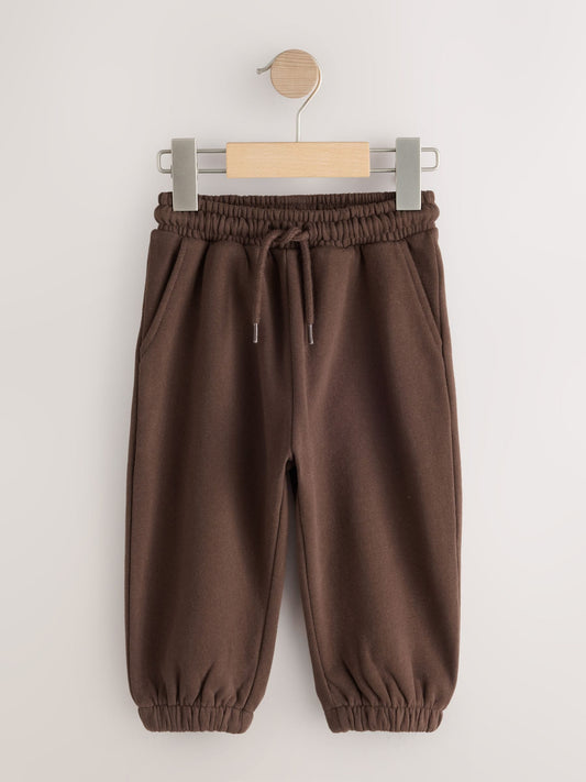 Disney Kidz - Chocolate Brown Regular Fit Soft Touch Jersey Joggers (3mths-7yrs) image 1