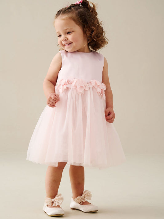 Angel & Rocket Pink Juno Blush Flower Waist Dress image 2
