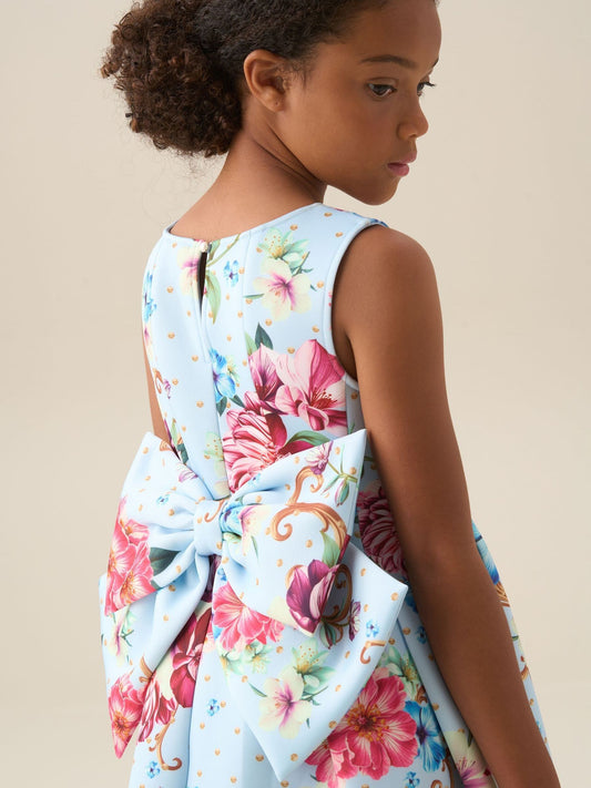 Dsiney Kidz - Angel & Rocket Blue Lola Pleated Fitted Dress image 2