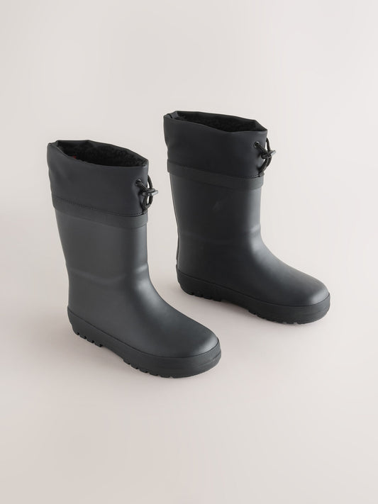 Black Adjustable Cuff Wellies image 1