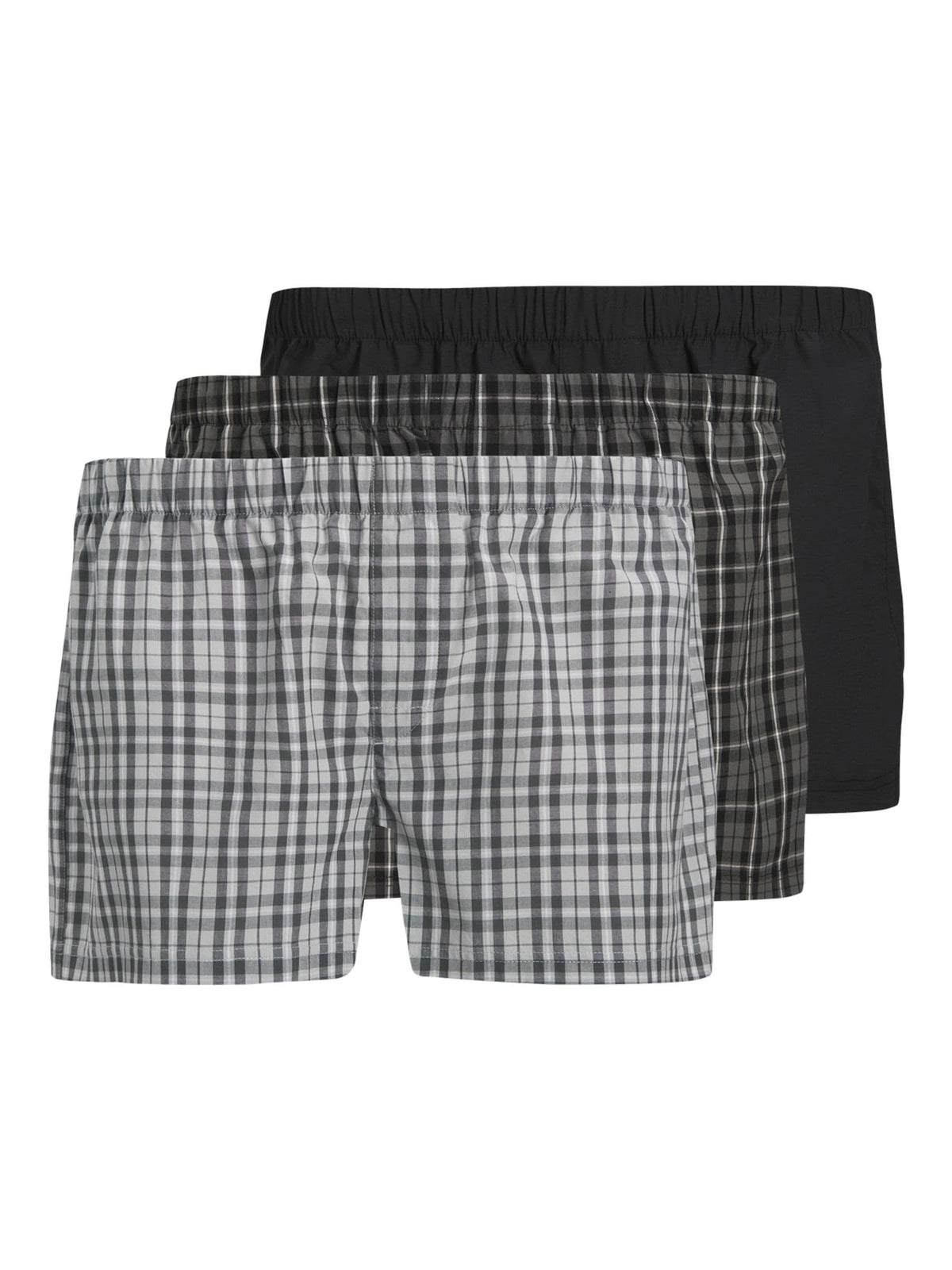 Dsiney Kidz - JACK & JONES Grey 100% Cotton Boxers 3 Pack image 5