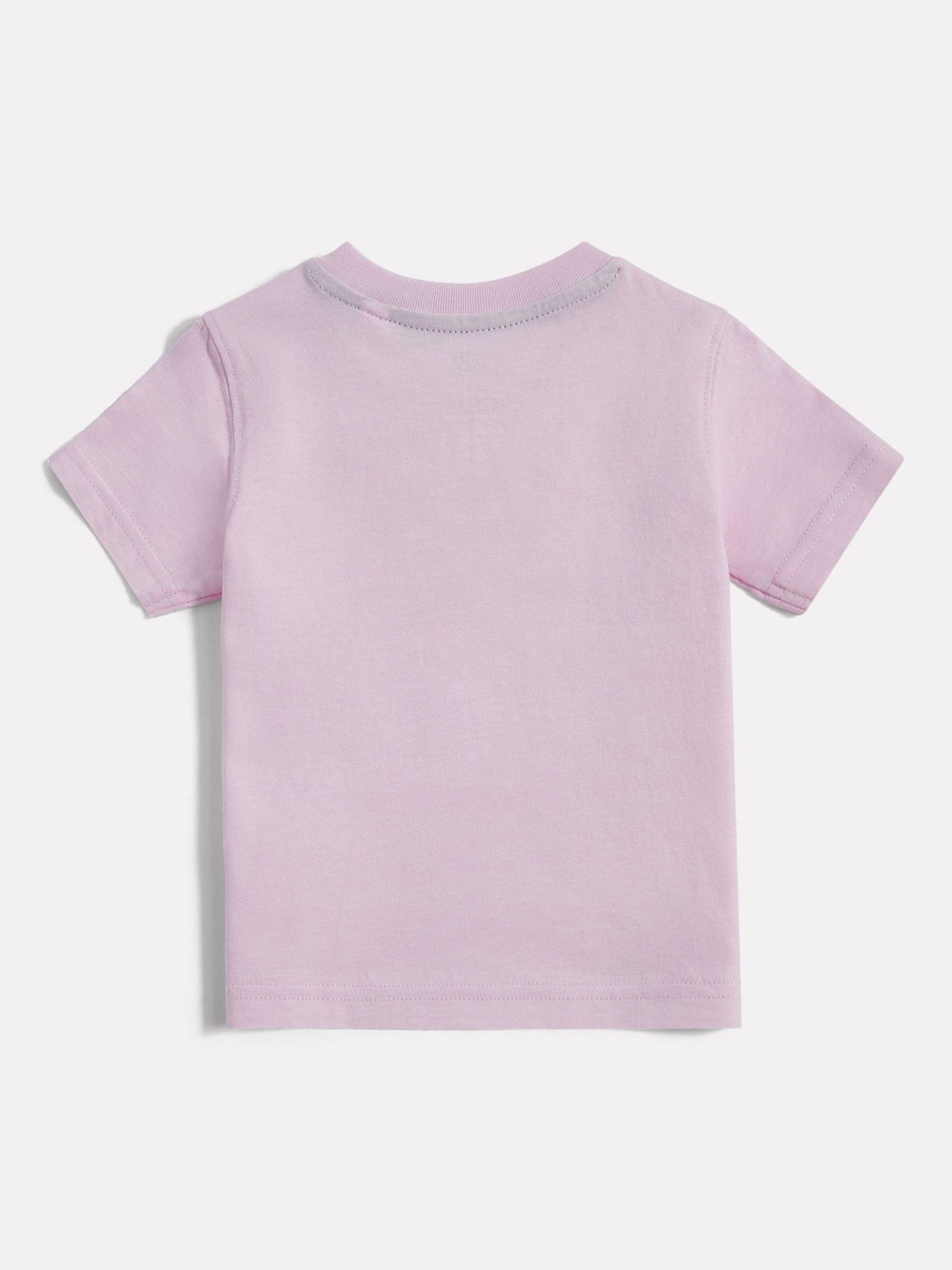 New Balance Light Pink Stacked Logo T-Shirt image 3