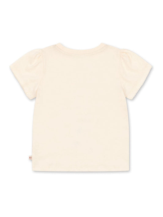 Dsiney Kidz - Konges Sløjd Cream Famo Mon Cherry Print Puff Sleeve T-Shirt image 2