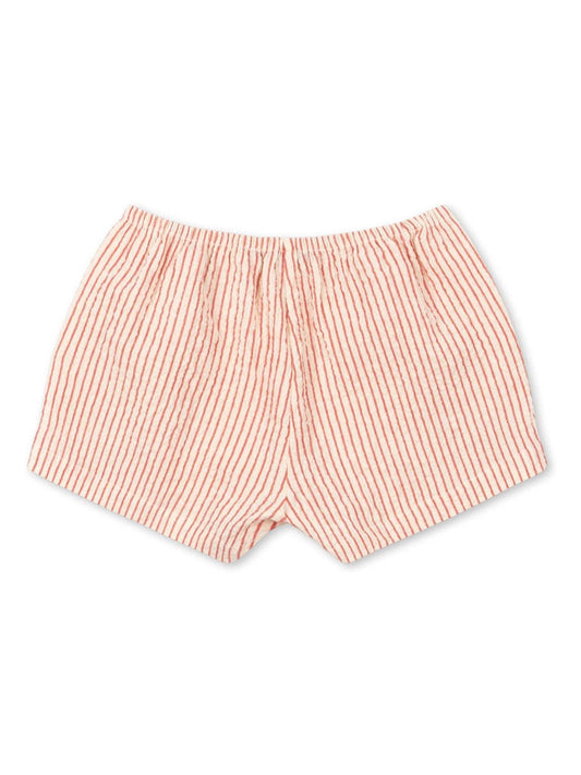 Konges Sløjd Pink Ellie Frill Cherry Embroidered Shorts image 2