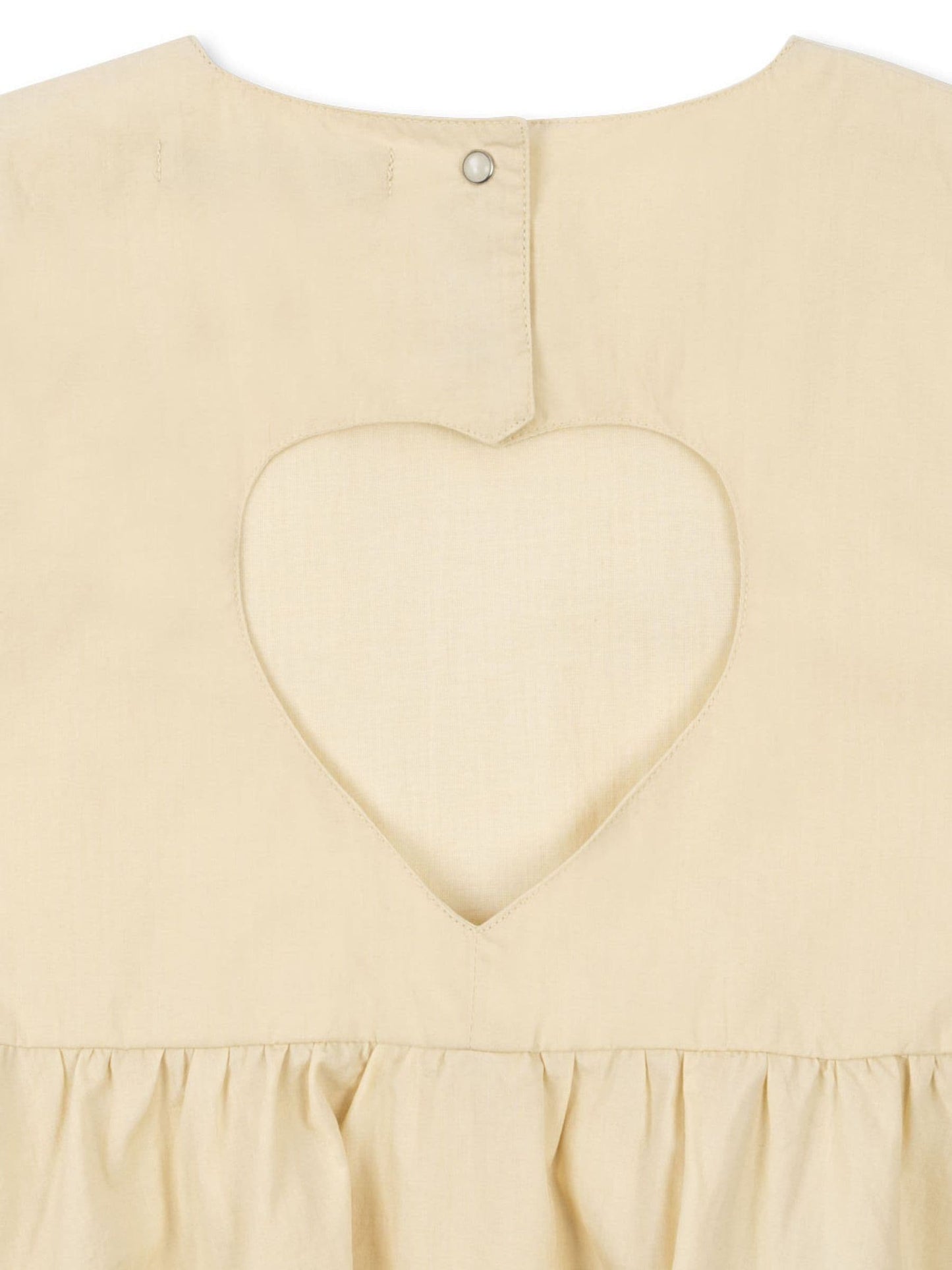 Konges Sløjd Cream Hearly Heart Cut Out Dress image 6