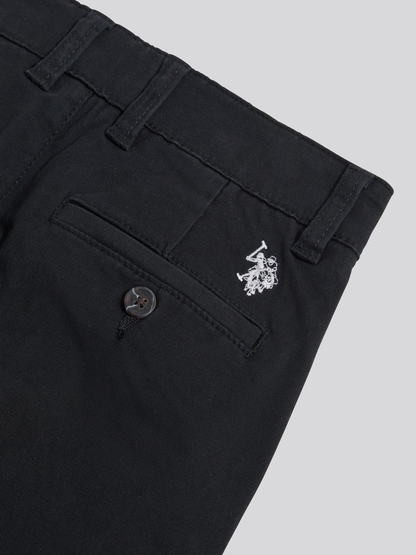 U.S. Polo Assn Black Classic Trousers image 9