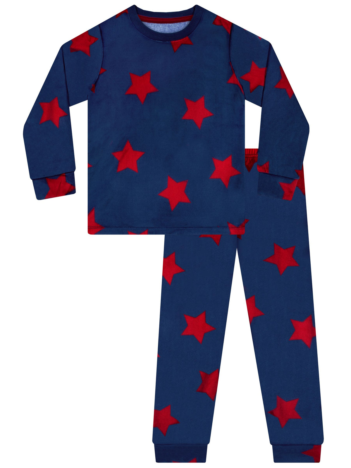 Harry Bear Blue Stars Long Sleeve Fleece Pyjamas - image 12