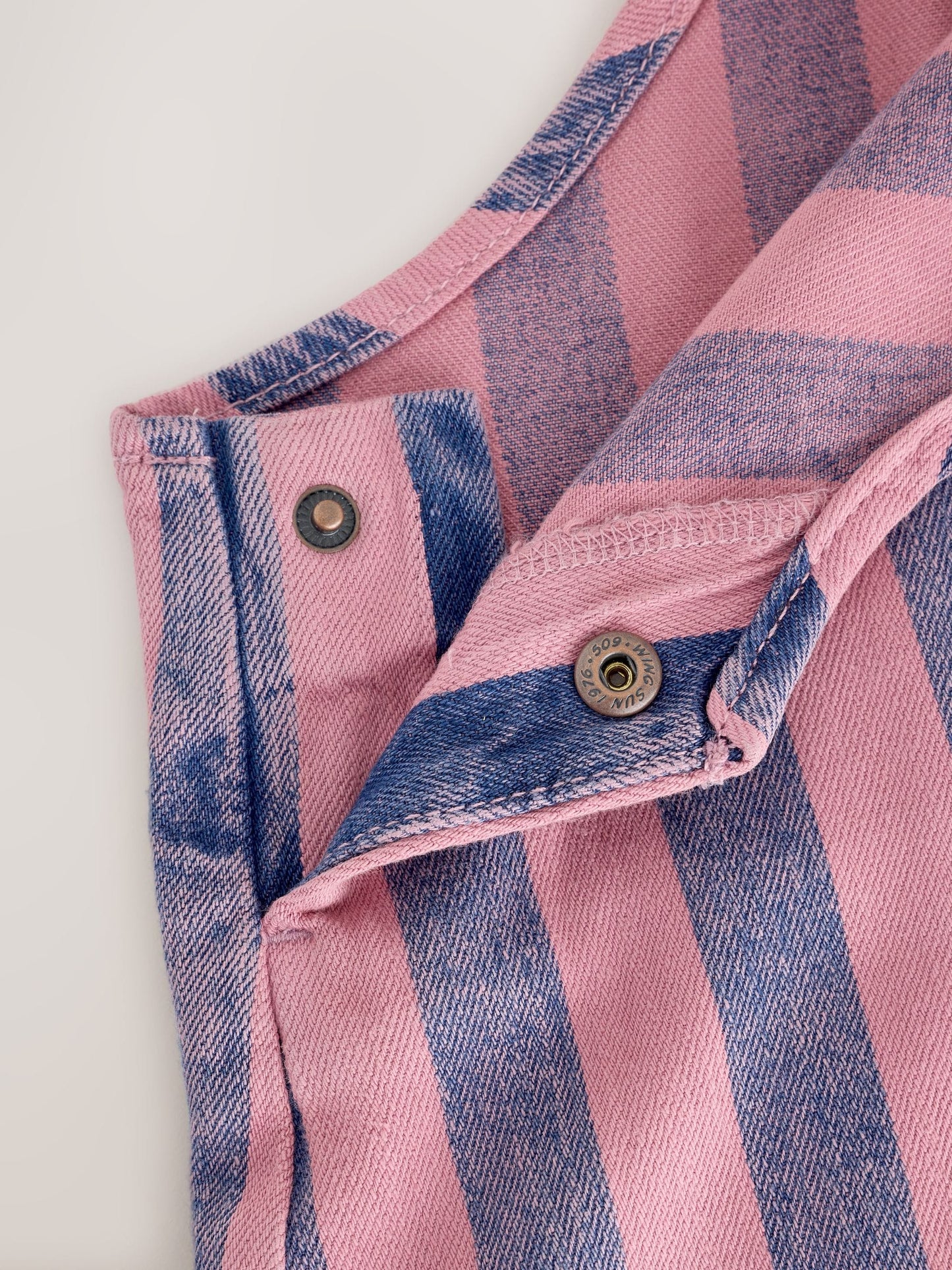 Dsiney Kidz - Pink / Navy Blue Denim Dungarees (3mths-7yrs) image 5