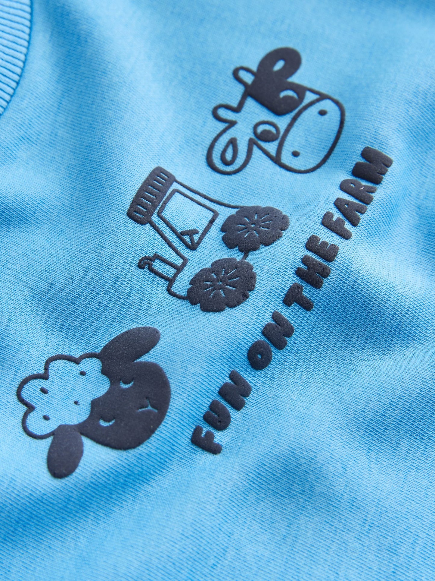 Blue Farm Animal Single Sweatshirt And Stripe Joggers Set (3mths-7yrs) image 7