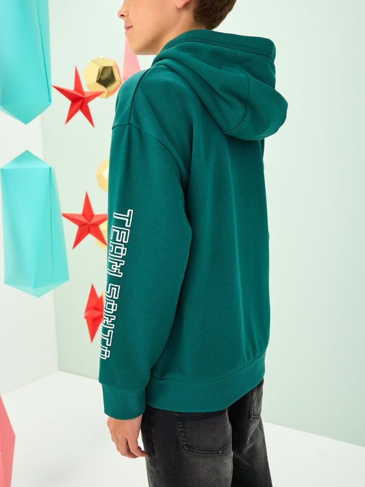 Green Controller Christmas Hoodie (3-16yrs)